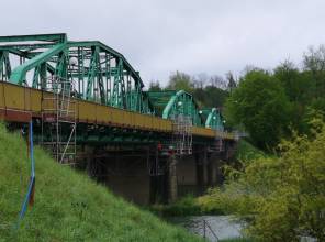 Zakończenie remontu na moście w Huzelach