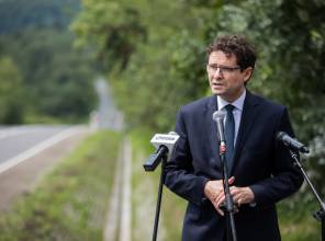 Zdjęcie przedstawia uczestnika wydarzenia