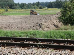 Zdjęcie przedstawia prace budowlane przy realizacji inwestycji