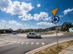 Zdjęcie przedstawie fragment zrealizowanej inwestycji