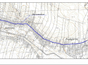Mapa przedstawiająca lokalizację inwestycji