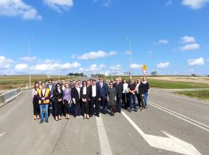 Konferencja podsumowująca projekt pn. "Rozbudowa drogi wojewódzkiej nr 885 Przemyśl - Hermanowice - Granica Państwa"