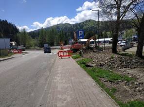 Zdjęcie przedstawia fragment realizowanej inwestycji - zadanie 15