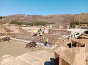 Wizyta na budowie mostu w Lutczy