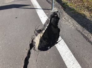 Zabezpieczenie osuwiska w Cisnej 