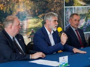 16 km ścieżki rowerowej na trasie Basznia Dolna - Horyniec-Zdrój - Radruż