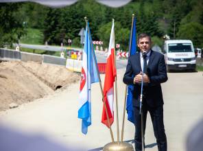 Zdjęcie przedstawia uczestnika wydarzenia